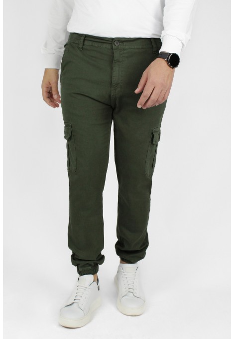 Man's khaki pants cargo