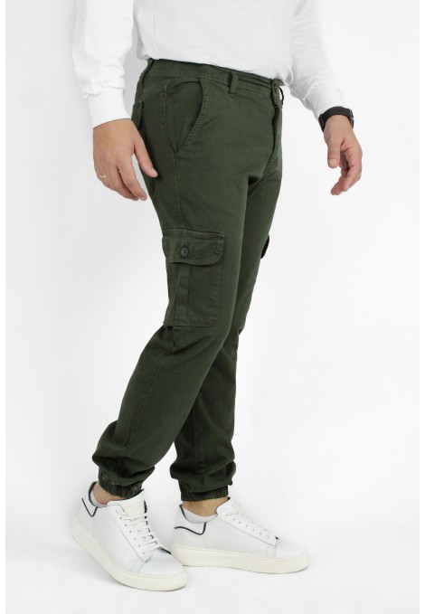 Man's khaki pants cargo