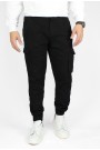 Man's black pants cargo