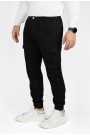 Man's black pants cargo