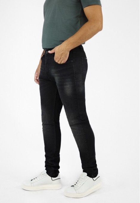 Man's black jeans